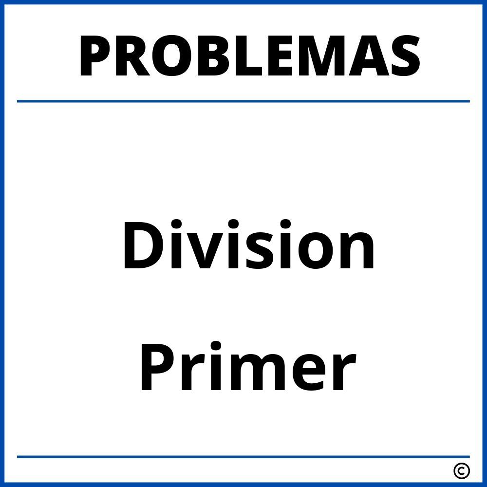 Problemas de Division para Primer Grado de Primaria