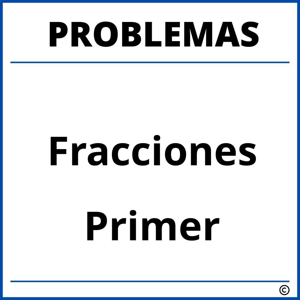 Problemas de Fracciones para Primer Grado de Primaria