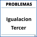 Problemas de Igualacion para Tercer Grado de Primaria