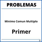 Problemas de Minimo Comun Multiplo para Primer Grado de Primaria