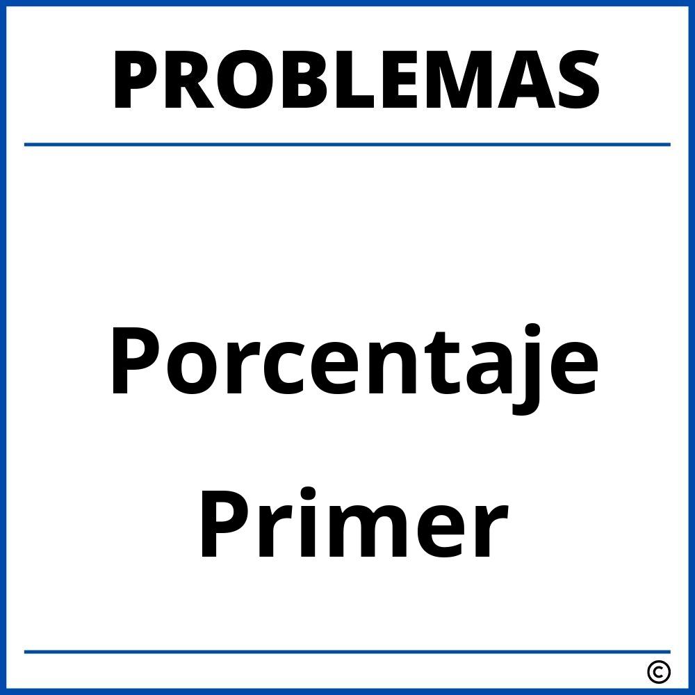 Problemas de Porcentaje para Primer Grado de Primaria