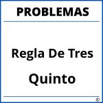 Problemas de Regla De Tres para Quinto Grado de Primaria