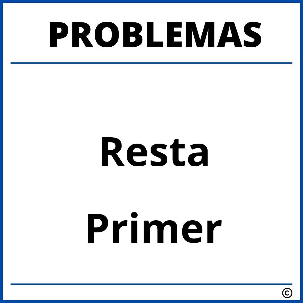 Problemas de Resta para Primer Grado de Primaria