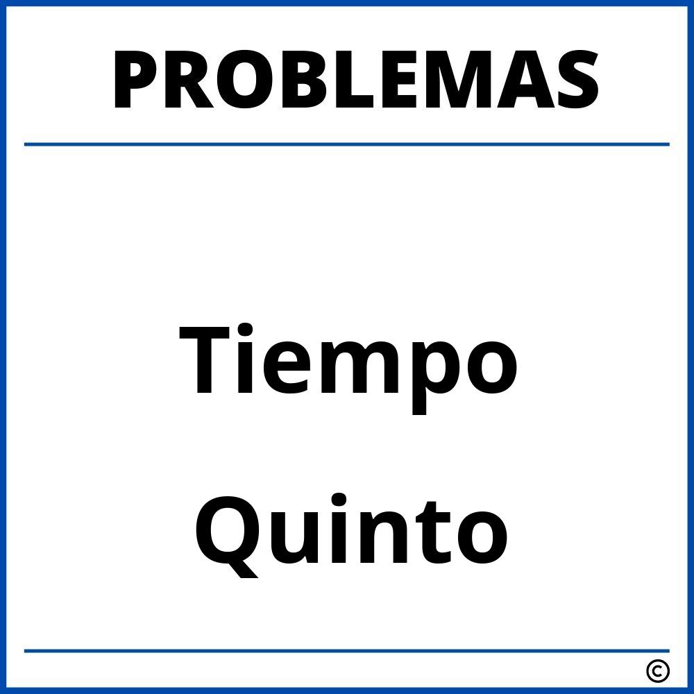 Problemas de Tiempo para Quinto Grado de Primaria