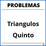Problemas de Triangulos para Quinto Grado de Primaria