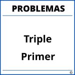 Problemas de Triple para Primer Grado de Primaria